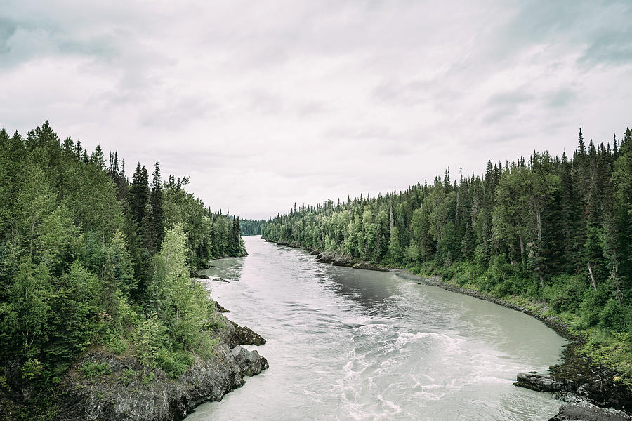 Nass River Along The Cassiar Highway Photograph by The Open Road Images