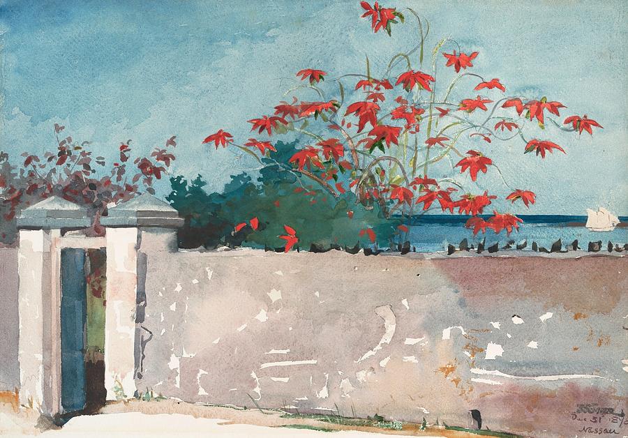 Winslow Homer Painting - Nassau Bahamas by Celestial Images