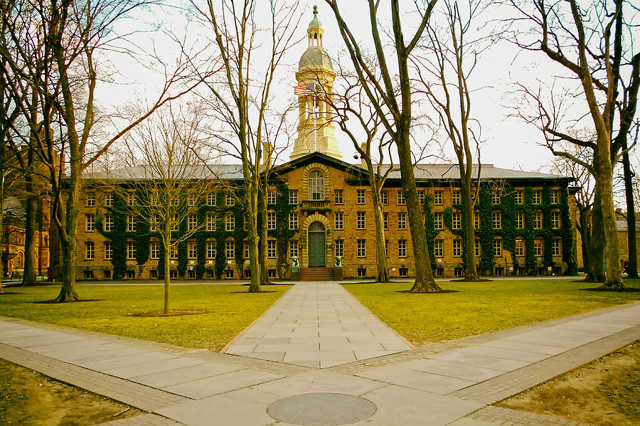 Nassau Hall on the Campus of Princeton Photograph by Mountain Dreams