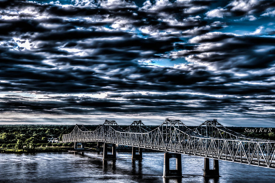 Bridge Photograph - Natchez Bridge by Stan  Smith