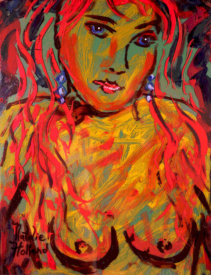 Nathaly Painting by Natalie Holland
