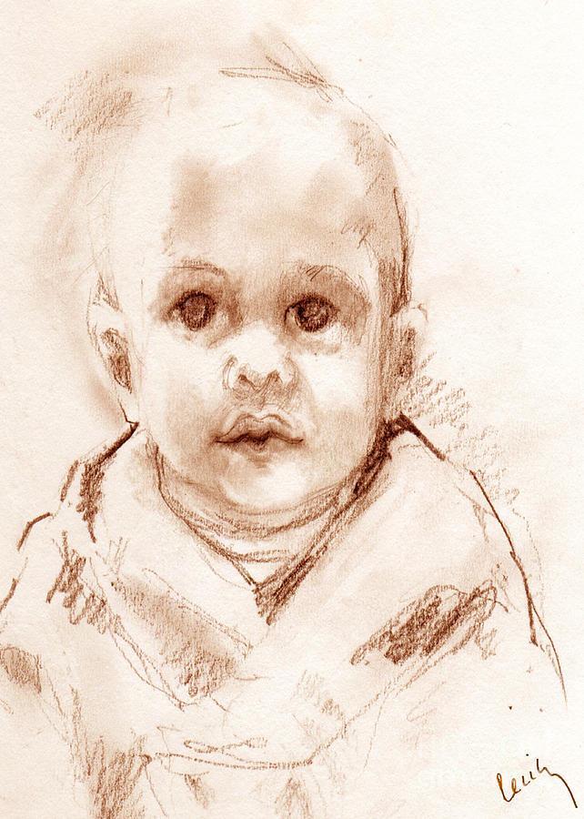 Nathan Drawing by Cecily Mitchell - Fine Art America