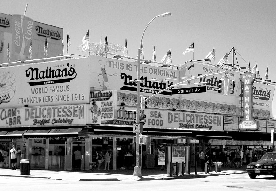 Nathans Famous Hot Dogs Photograph by Liza Dey