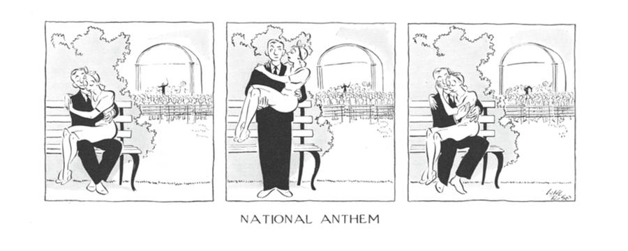 National Anthem Drawing by Carl Rose