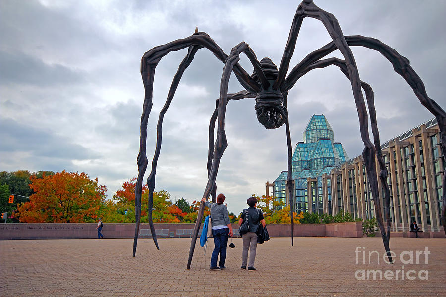 Spider Photograph - National Art Gallery by Charline Xia