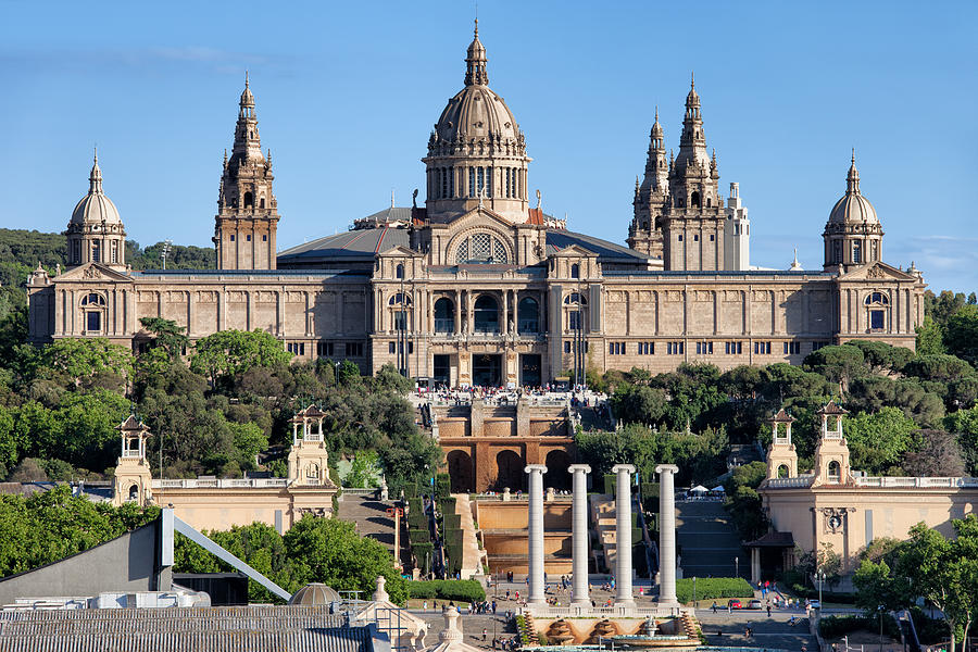 National Art Museum of Catalonia at Montjuic in Barcelona Photograph by Artur Bogacki