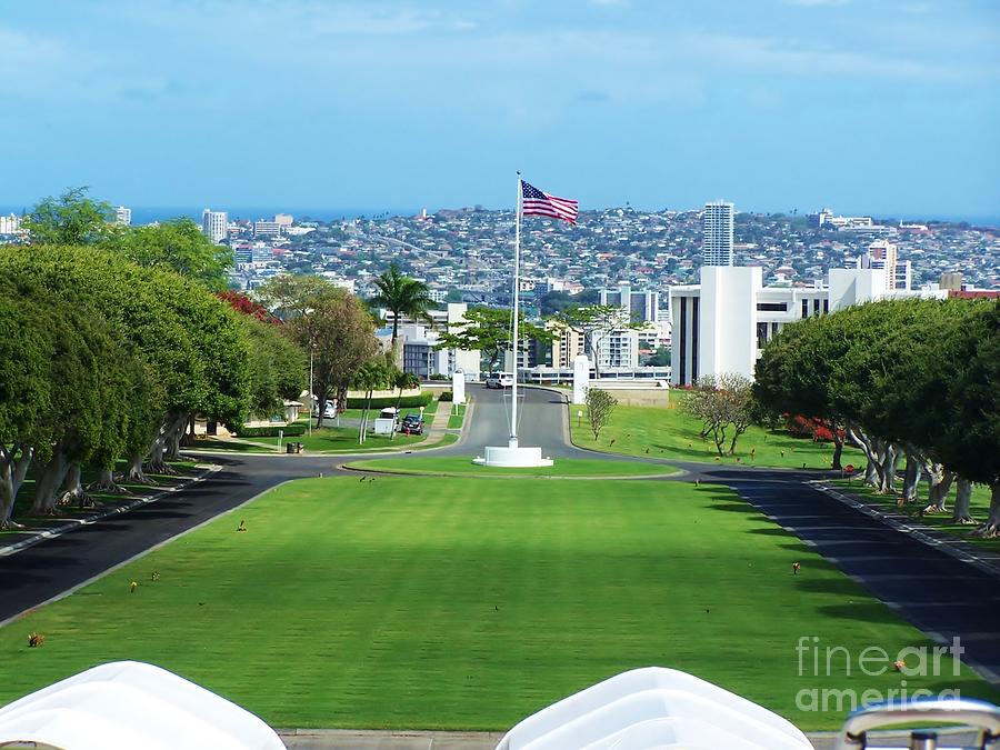 National Cemetery of the Pacific Photograph by Brigitte Emme