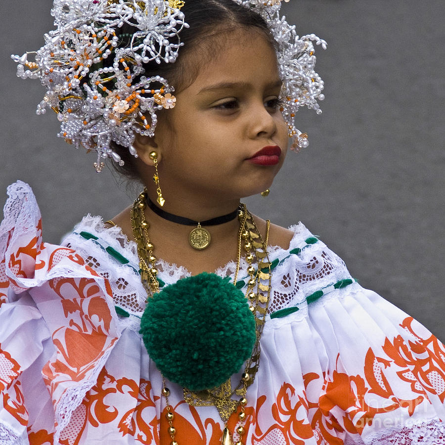 National Costume of Panama Photograph by Heiko Koehrer-Wagner