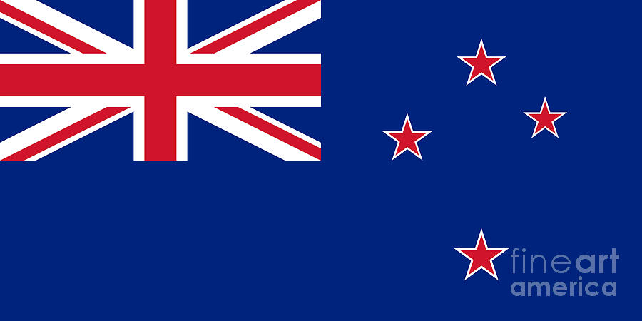 NZ Flag of New Zealand Digital Art by Sterling Gold