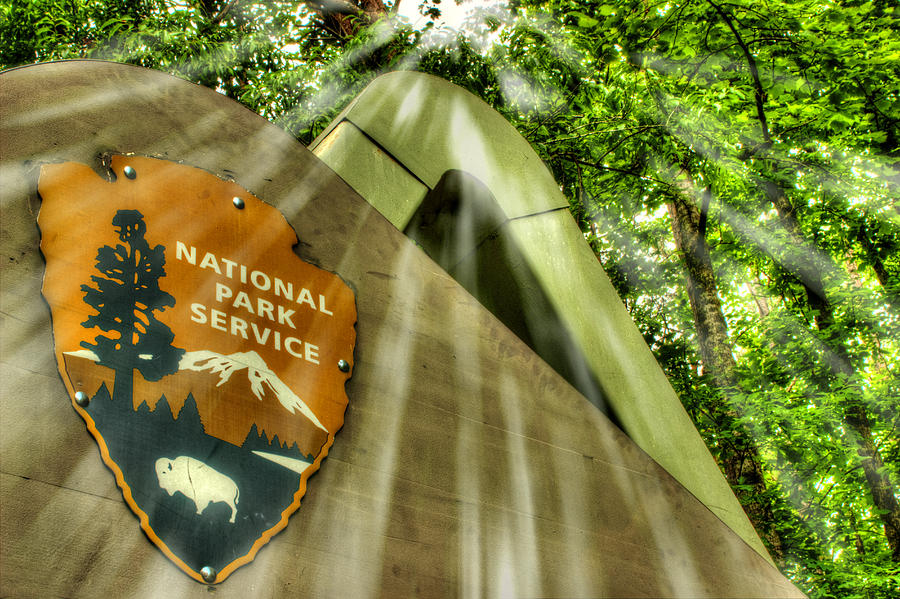 National Park Sign Photograph by Michael Eingle