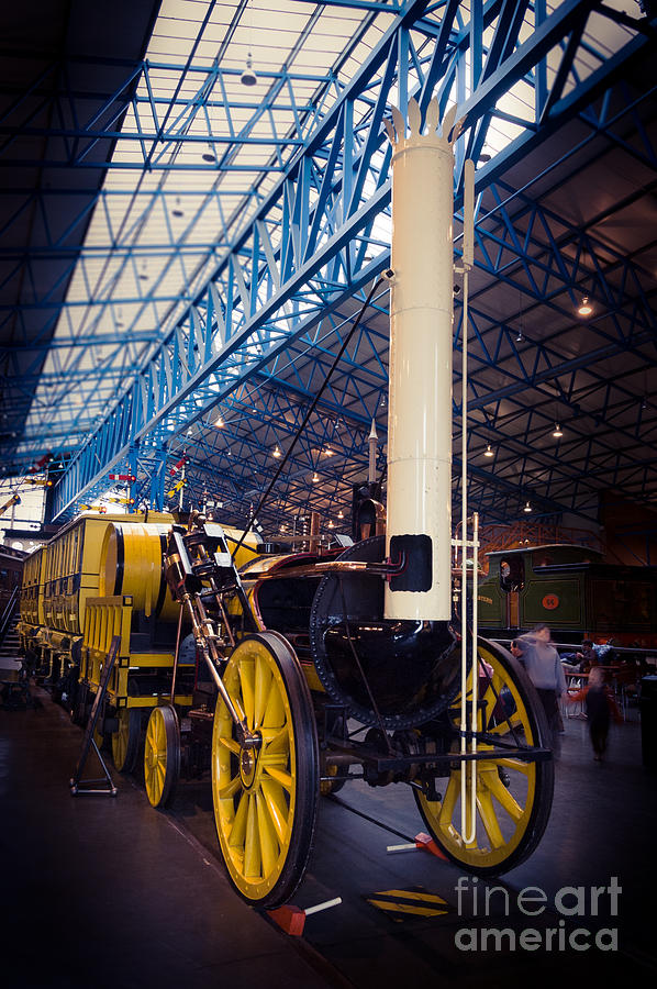 Replica of Stephenson Rocket Photograph by Peter Noyce