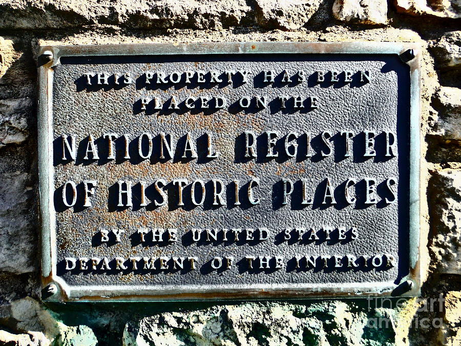 National Register Of Historic Places Photograph by Paddy Shaffer