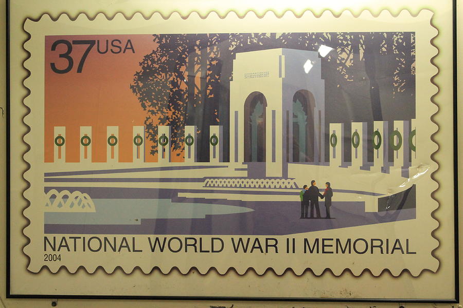 National Wwii Memorial Stamp Photograph