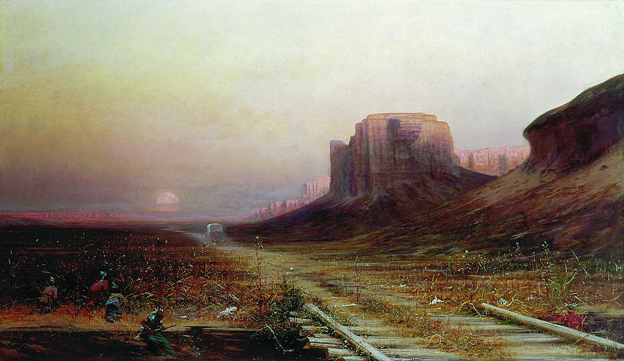 Native American Ambush Painting by Granger