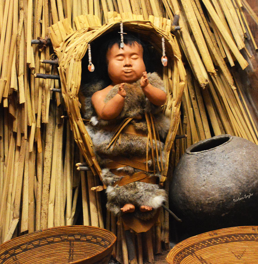 Native American Baby Chumash Tribe Digital Art