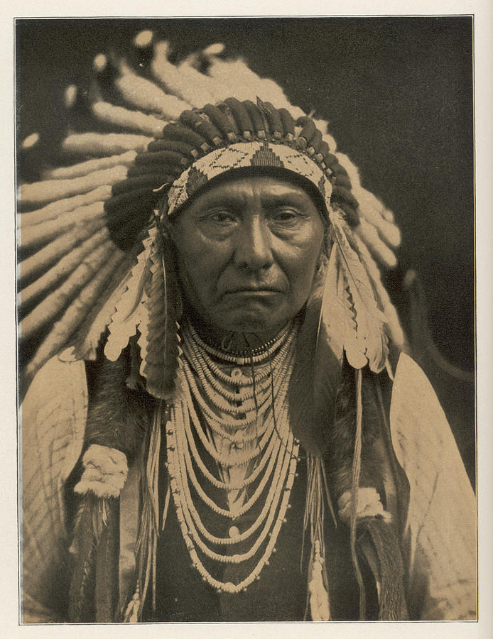 Native American Chief Of The Nez Perces Photograph by Mary Evans ...