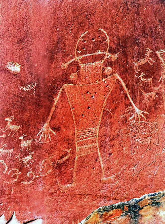 Native American Fremont Petroglyphs Photograph By William Perry Pixels