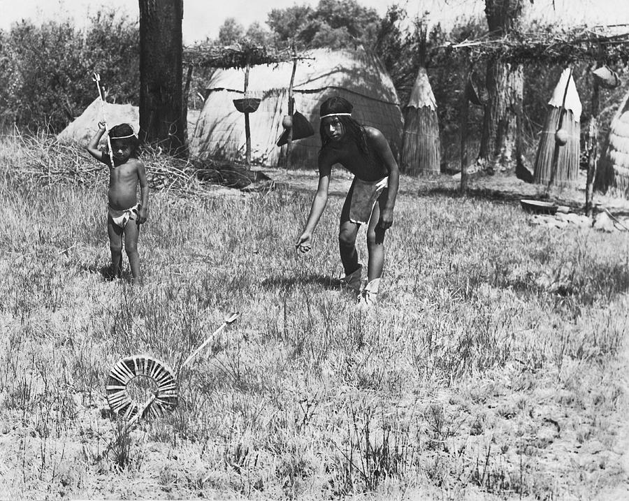Native American Games #1 Photograph by Underwood Archives Onia