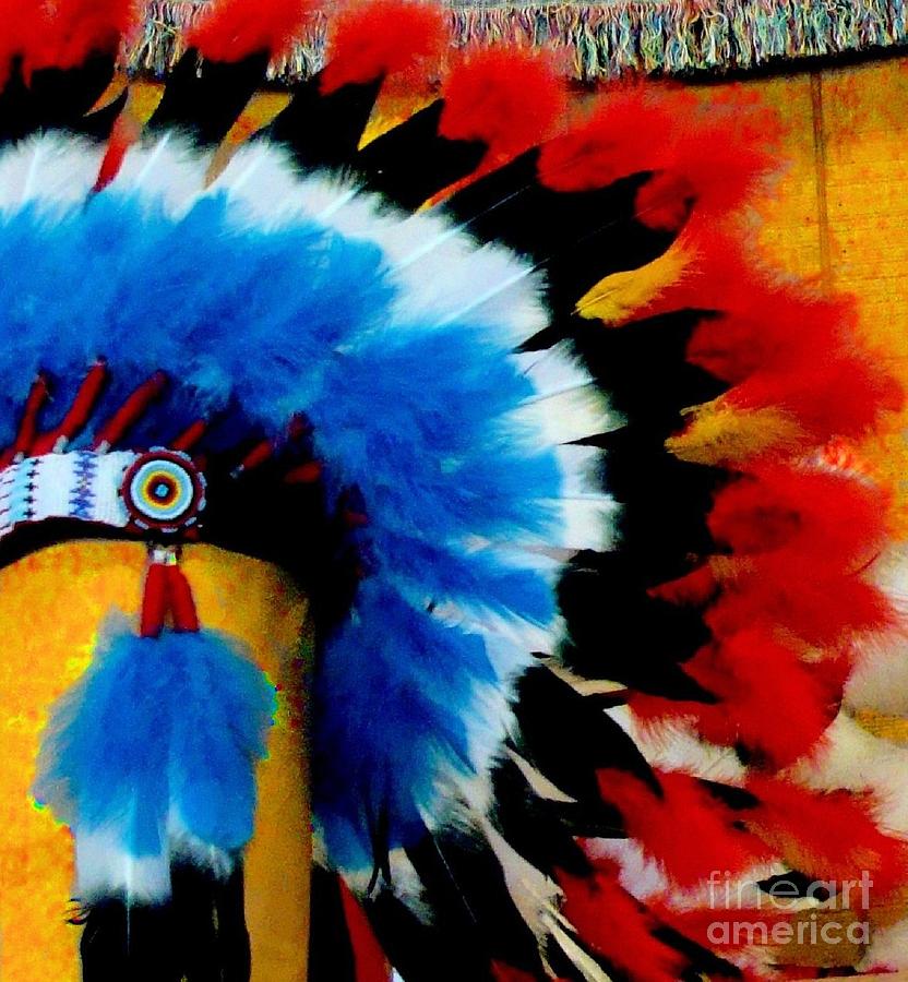 Native American Headdress Photograph by Janette Boyd