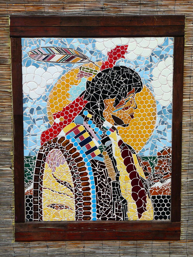 Native American Mosaic Photograph by Jeff Lowe