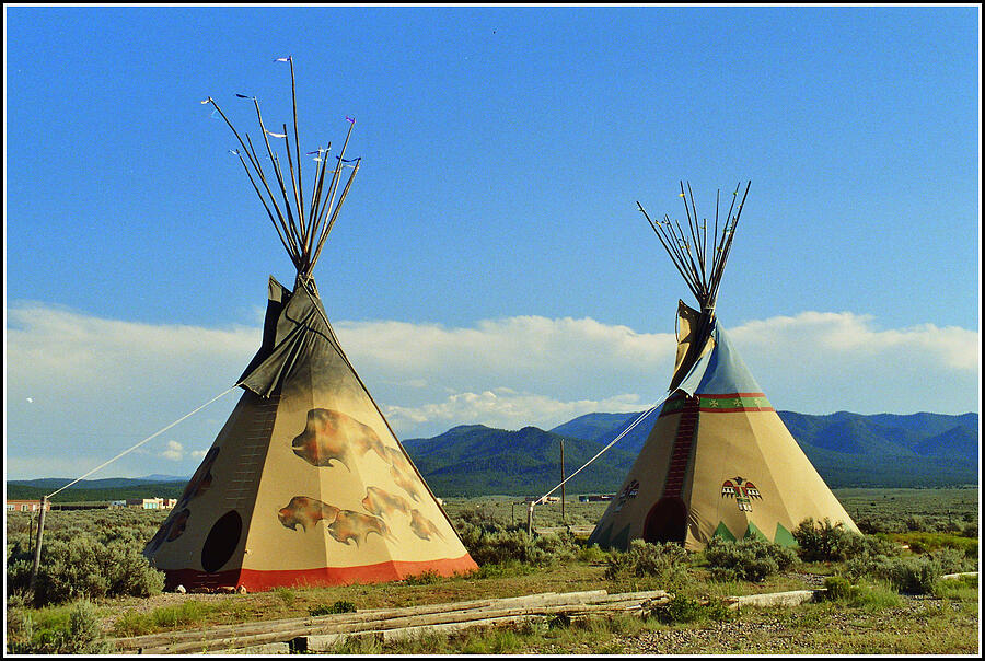 Native American Teepees Photograph By Dora Sofia Caputo Photographic