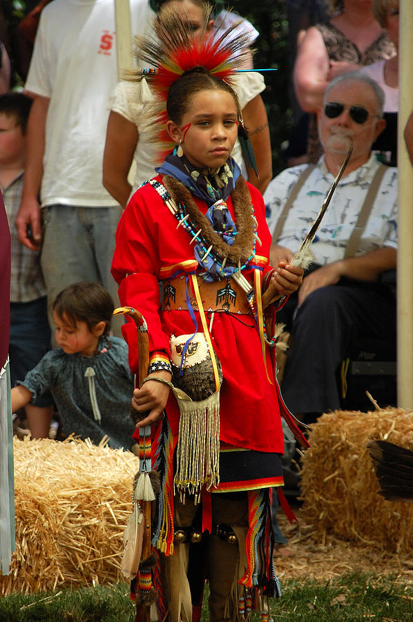 Native American Youth Dancer Photograph by Holly Blunkall