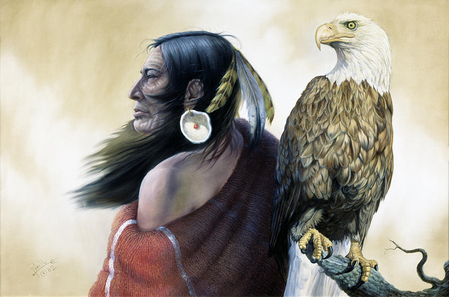 Gregory Perillo Painting - Native Americans by Gregory Perillo