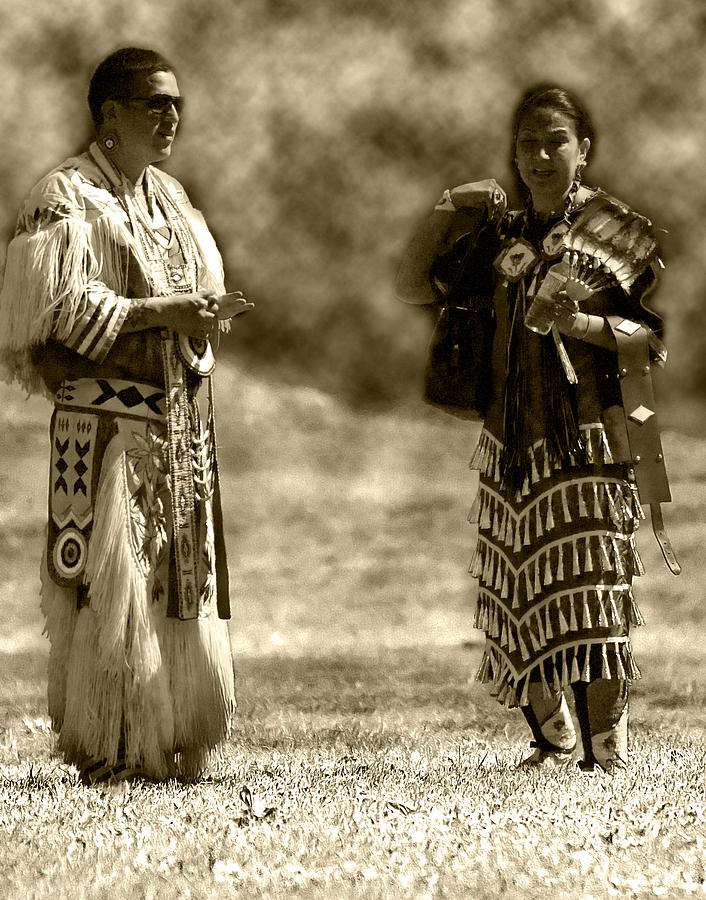 Native Couple  Photograph by Patrick Boening