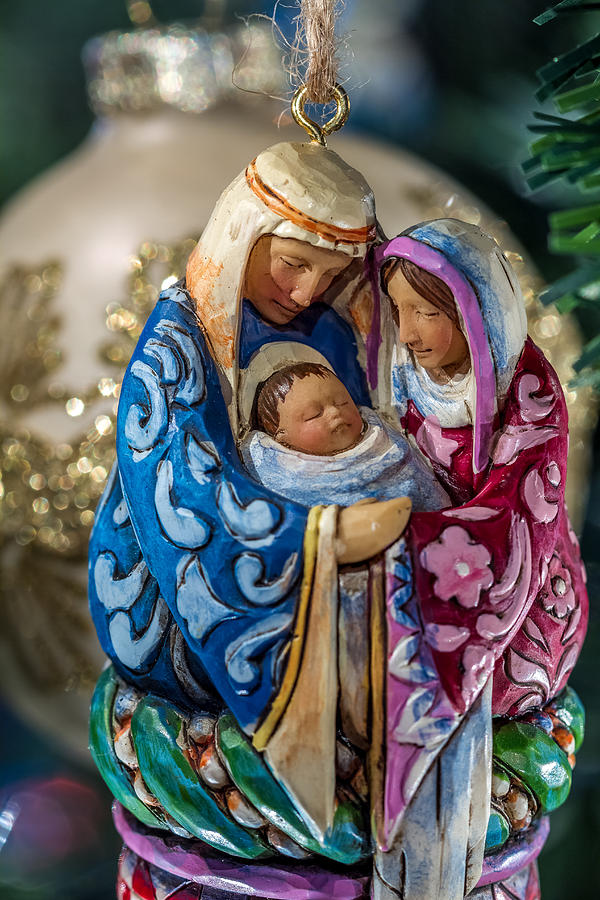 Nativity Christmas Ornament Photograph by Tim Stanley