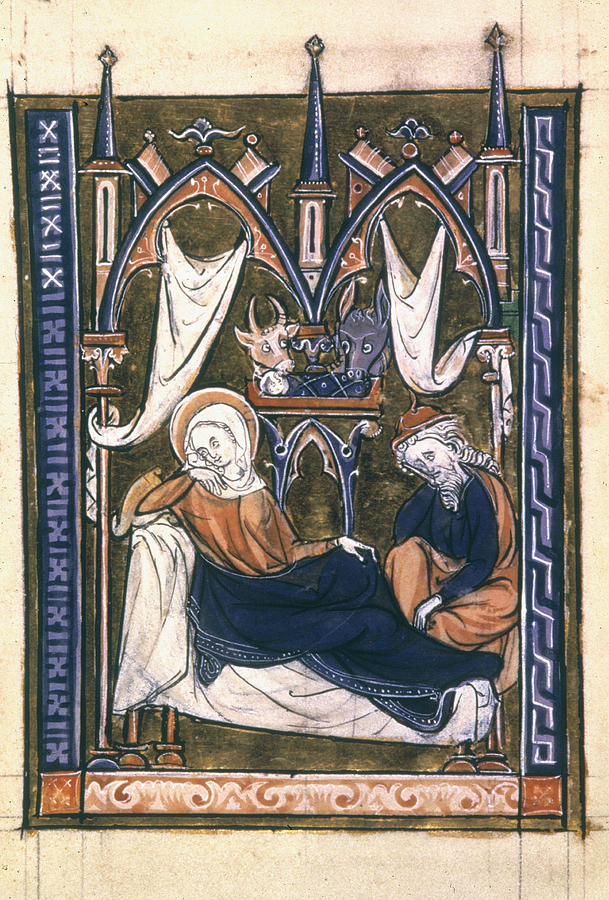 Nativity, Flemish, C1275 Painting by Granger