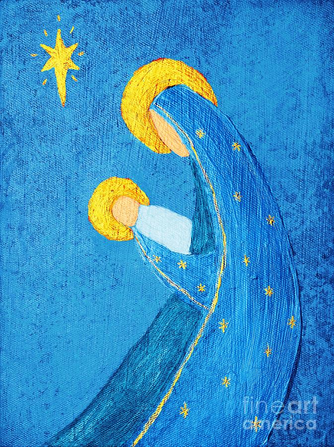Nativity in Blue Photograph by Pattie Calfy