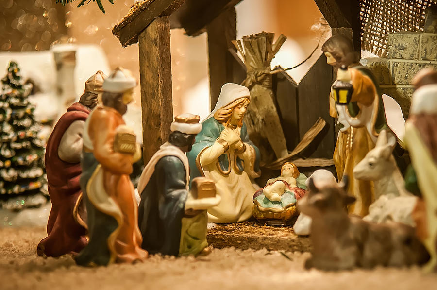 Nativity Set Photograph by Alex Grichenko
