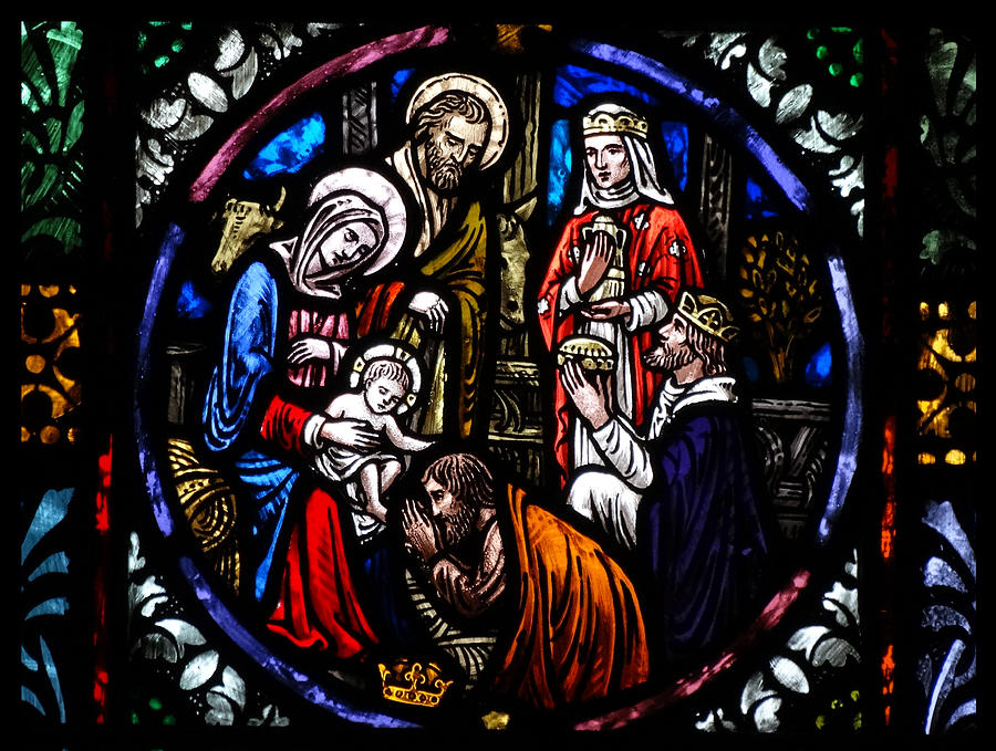 Christmas Photograph - Nativity with Kings by David T Wilkinson