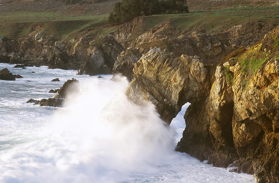 Natural Arch At Big Sur Photograph by Brenda Tharp | Fine Art America