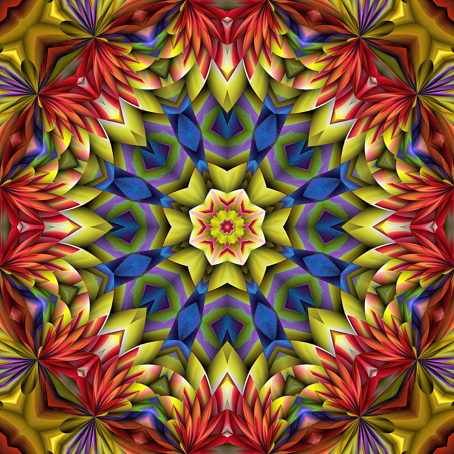 Natural Attributes 06 square Digital Art by Wendy J St Christopher