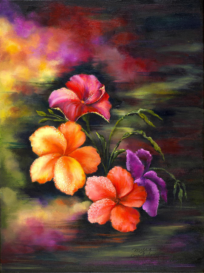 Natural Beauty Painting by Myra Goldick