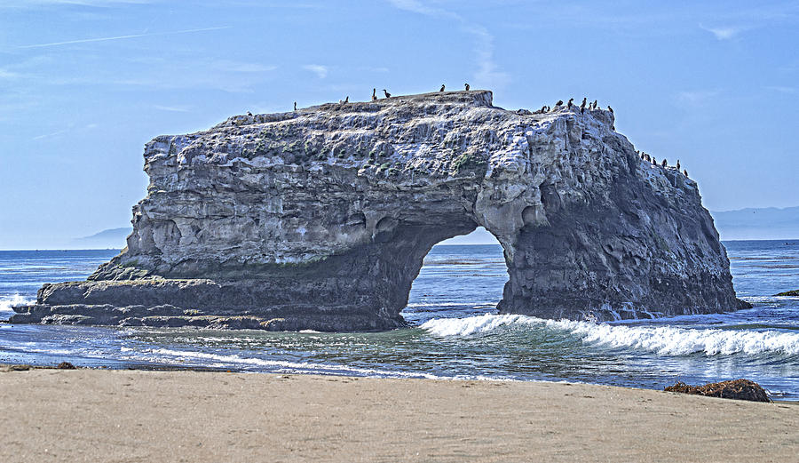 Natural Bridge at Santa Cruz Photograph by L J Oakes