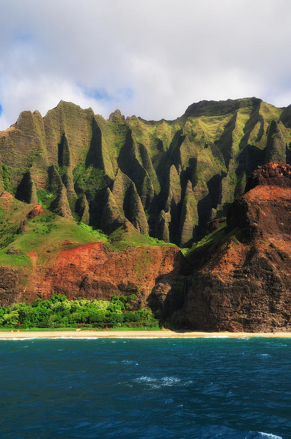 Natural Cathedrals of NaPali Coast Photograph by Photography  By Sai