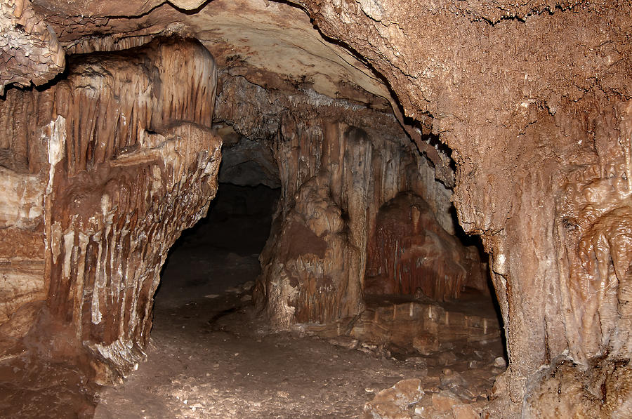 Na Pulida cave in Ferreries Minorca - Natural columns Photograph by Pedro Cardona Llambias