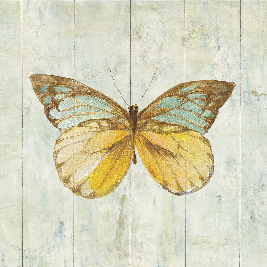 Butterfly Painting - Natural Flora Viii by Danhui Nai