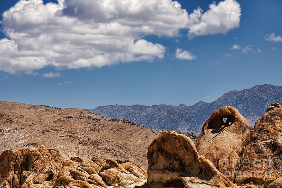 Natural Heart Arch in the Alabama Hills Photograph by Peggy Hughes