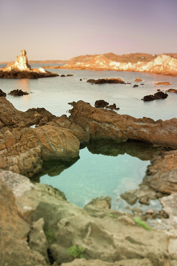 Natural Pool In Cala Pregonda. Minorca Photograph by Artur Debat