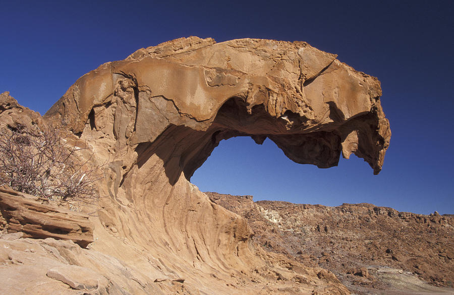 Natural Rock Arch Twyfelfontein Namibia Photograph by Martin Withers