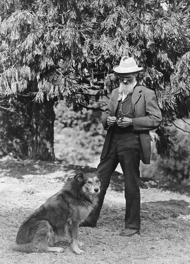 Black And White Photograph - Naturalist John Muir by Underwood Archives