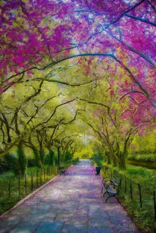 Naturally Colorful Arch Painting by Bruce Nutting