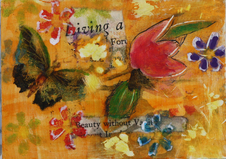 Nature 14 Mixed Media by Dawn Boswell Burke
