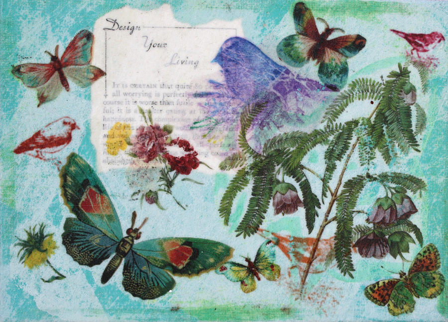 Nature 4 Mixed Media by Dawn Boswell Burke