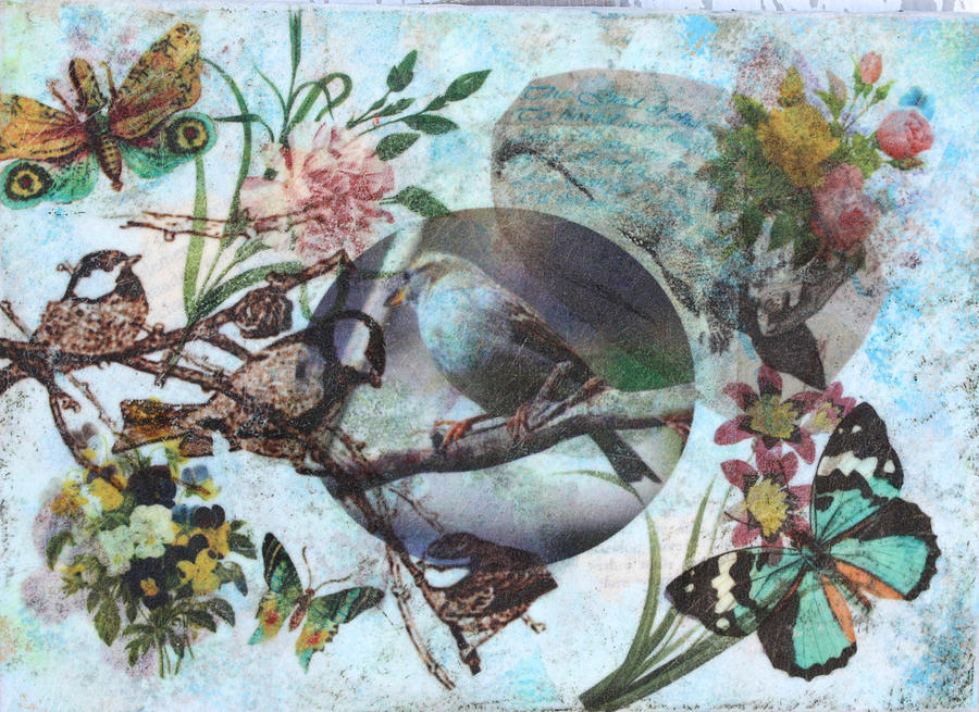 Nature 5 Mixed Media by Dawn Boswell Burke