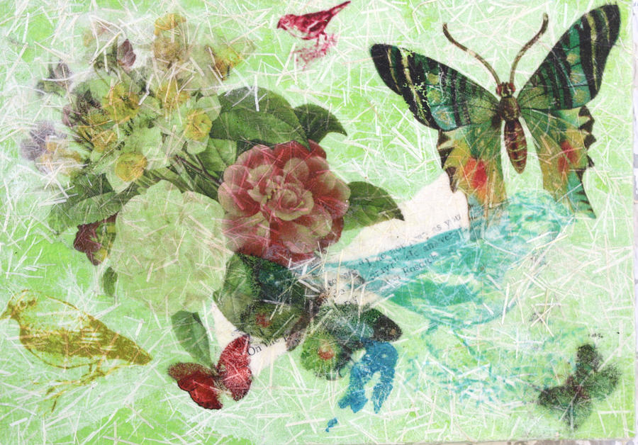 Nature 6 Mixed Media by Dawn Boswell Burke