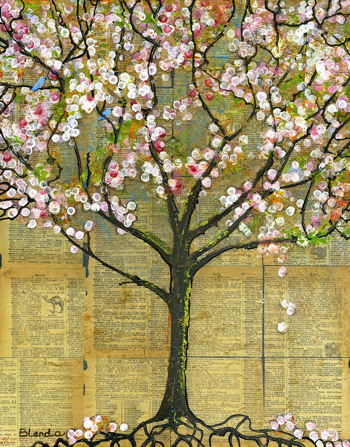 Tree of Knowledge Painting by Blenda Studio
